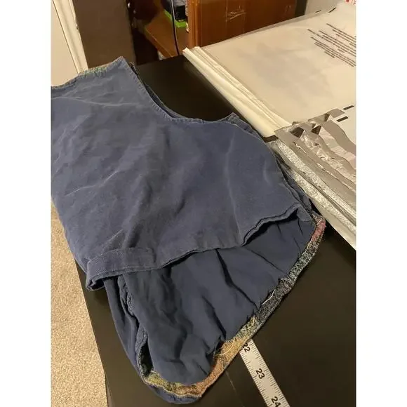 Vintage Tantrums Vest Womens 2X Multicolor Floral Embroidered Patchwork Boho 90s - Picture 6 of 7